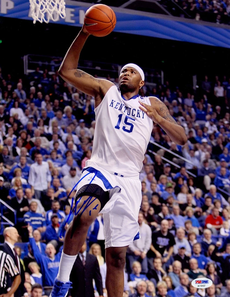 Foto firmada por Demarcus Cousins 11x14 certificado de autenticidad PSA novato automático RC Clippers Kentucky #15 Foto 1 de 1