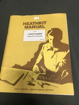 Entrenador láser Heathkit 1985 vintage modelo et/etw-4200 manual Foto 1 de 4