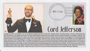 6° Cachets Oscars 2024 Best Adapted Screenplay Cord Jefferson American Fiction - Picture 1 of 1