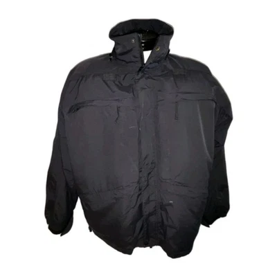 5.11 3XL Hombres Serie Táctica 5 en 1 Ropa Exterior Todo Clima Chaqueta Abrigo Negro Foto 1 de 4