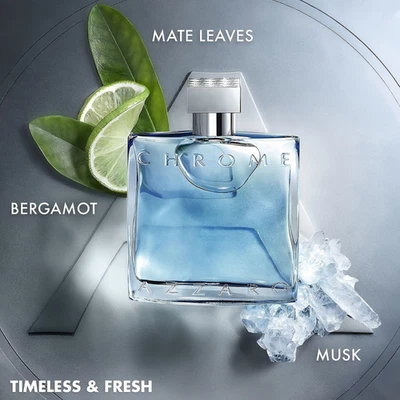 Cromo Azzaro, este es un Eau de Toilette una colonia acuática fresca para hombre. Foto 1 de 4