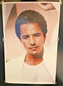 Deadstock DON JOHNSON 24" x 36" RARE Poster MIAMI VICE Vintage TV SHOW ACTOR - Picture 1 of 2