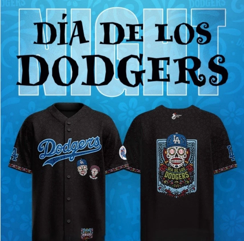 Dodgers 2025 Dia De Los Muertos Dodgers Jersey SGA 9/16 SIZE XL  💀 SUGARSKULL - Image 1 of 1