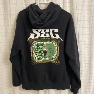 NIKE x SEC MANA Stage 1 Pullover Hoodie Schwarz Grafikdruck Sweatshirt Herren L - Bild 1 von 5