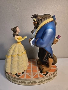 Disney Parks Beauty and the Beast Big Fig Statue Belle & Beast Figure 14" Tall - Picture 1 of 20