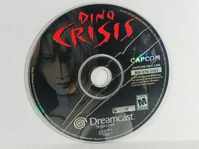 Dino Crisis Sega Dreamcast Tested Disk Only Rare Game Capcom Disc
