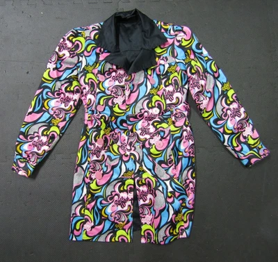 Rocawear винтажный Y2K Baby девочек двусторонний черный узор куртка молодежи (L) 12/14 - Изображение 1 из 4