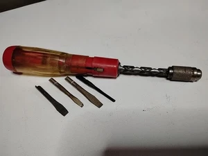Vintage Craftsman 9-3102 Spezialeinsätze Bohrschrauber mit 4 Bits Hergestellt in den USA - Bild 1 von 7