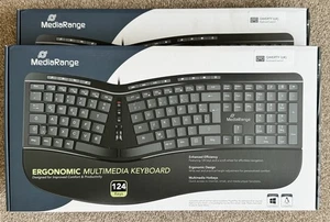 MediaRange Ergonomic Keyboard MROS120 - BRAND NEW SEALED - TRUSTED SELLER - Photo 1/4