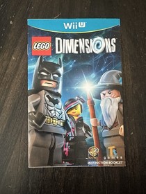 Nintendo Wii U WiiU Manual Only Lego Dimensions 