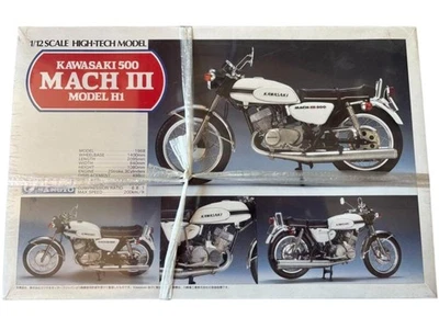 Gunze Sangyo 1/12 Kawasaki 500 Mach III H1 kit modellino in plastica per moto... - Immagine 1 di 4