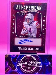 2024 Leaf Electrum - Tetairoa McMillan - All-American Aspirations Auto /2 - Foto 1 di 2