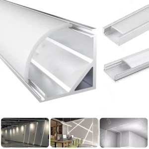 5-100m LED Profil Aluprofil Alu Schiene Leiste Profile für LED-Streifen Eloxiert - Bild 1 von 45