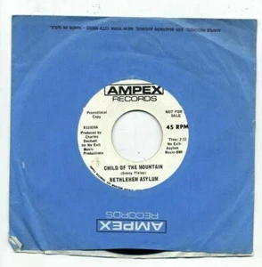Bethlehem Asylum Child of the Mountain / Talkin' About Love 45 RPM promo - Imagen 1 de 1