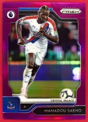 2019-20 Prizm Premier League Mamadou Sakho 95/99 Purple #219 Crystal Palace FC - Image 1 of 2