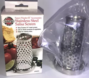 Norpro 1994SS Salsa Screen Stainless Steel-Sauce Master II Acces.-NEW-SHIP N 24H - Picture 1 of 12