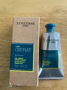 L'OCCITANE HOMME CAP CEDRAT AFTER-SHAVE CREAM GEL 75ML *BRAND NEW* - Picture 1 of 1