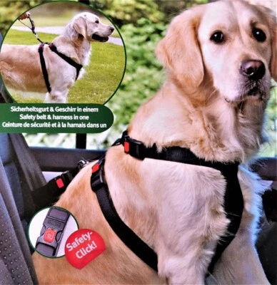 XL Geschirr Autosicherheitsgeschirr Sicherheitsgurt Auto Hundegeschirr Hunde