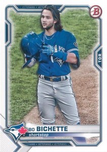 Bo Bichette 2021 Topps Bowman Baseball Base Card #7 Toronto Blue Jays