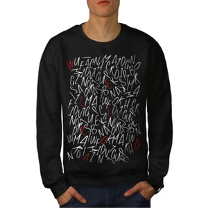 Wellcoda zufälliges Design Wellcoda Brief Herren Sweatshirt - Bild 1 von 5