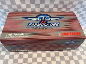 1/18 MINICHAMPS F1 SAP UNITED STATES GP EVENT CAR INDIANAPOLIS SEPTEMBER 29 2002 - Picture 1 of 12