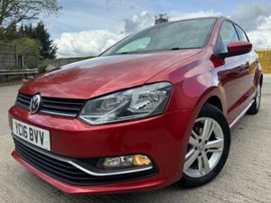 2016 16 VOLKSWAGEN POLO BLUEMOTION TECH MATCH 1.2 TSI 5 DOOR*FULL HISTORY* - Picture 1 of 16