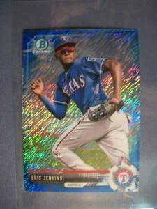 ERIC JENKINS 2017 Bowman Chrome Mini Blue Shimmer Refractor #19 Rangers /150 - Picture 1 of 1