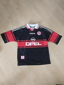 Adidas FC Bayern München Kinder Trikot 1997/1998/1999 Blau Rot Opel Gr. 164 - Bild 1 von 4