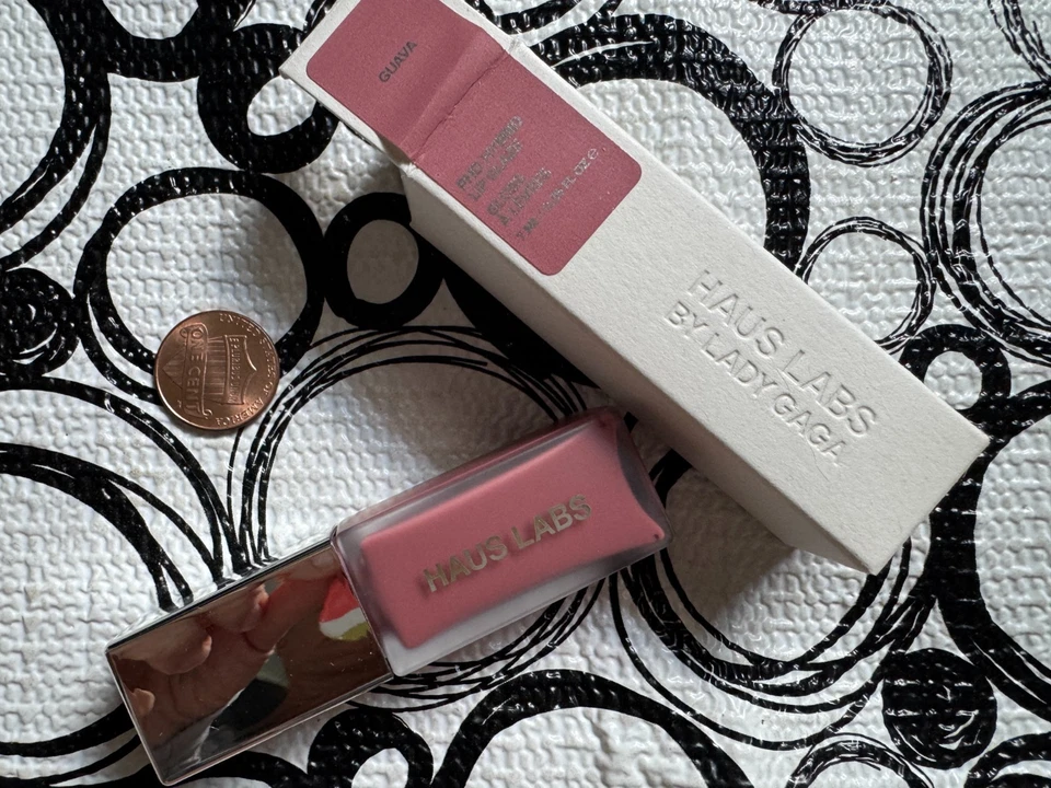 Esmalte labial híbrido HAUS LABS BY LADY GAGA PhD en guayaba * Tamaño completo * Nuevo en caja Foto 1 de 1