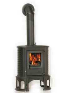 Kaminofen Globe-fire Herculina S raumluftunabhängig Guss schwarz 7kW - Bild 1 von 1