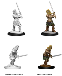 Pathfinder Battles Deep Cuts Unpainted Miniatures: Male Human Barbarian - Picture 1 of 1