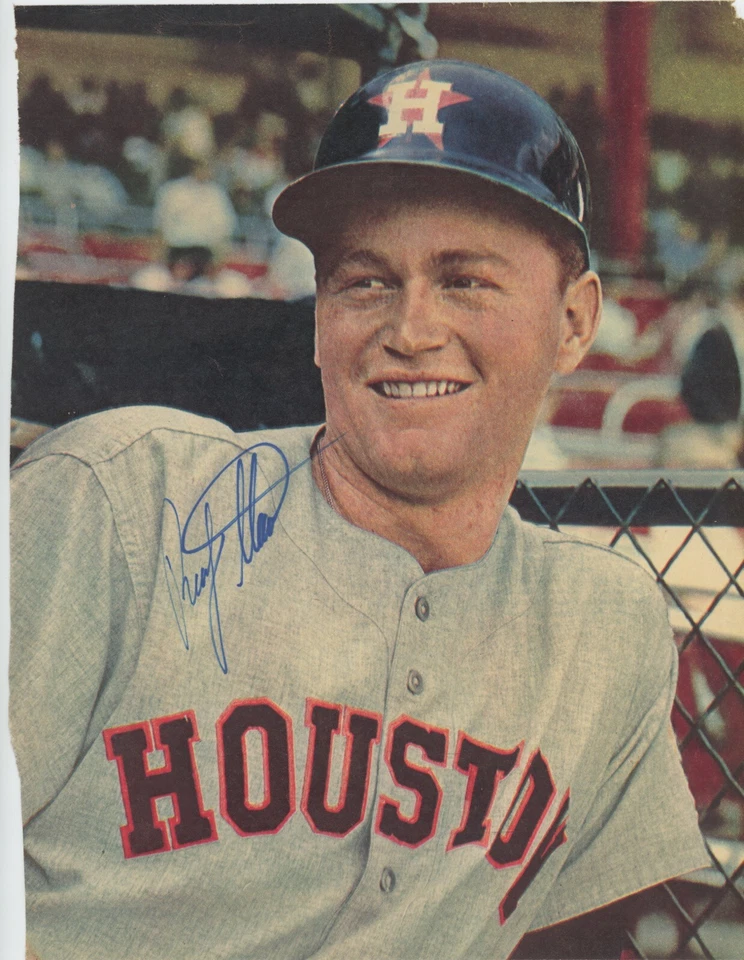 Rusty Staub 8.5x11 Astros • Sports Magazine Page • Photo Auto with B&E Hologram - Image 1 of 1