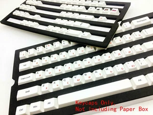 104 Key Japanese Korean Russian Dye-Subbed Keycap Keycaps for Cherry MX Keyboard - Picture 1 of 15