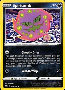 Spiritomb 103/198 - Chilling Reign - Rare - Pokemon Card TCG - NM - Picture 1 of 2