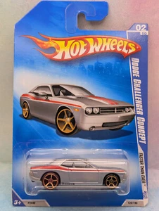 2009 Hot Wheels DODGE CHALLENGER CONCEPT #128∞silver;bronze FTE∞FASTER THAN EVER - Picture 1 of 2