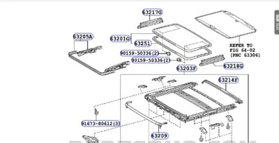LEXUS GS300 GS350 GS450H 2005-2011 6320130140 VIDRIO SUBASILADO, TECHO CORREDIZO Foto 1 de 4