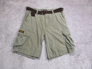 Polo Jeans Co Shorts Mens 34 Green Belted Cargo Ralph Lauren - Picture 1 of 8