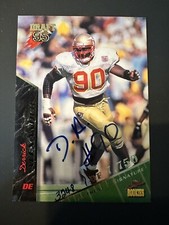 Derrick Alexander 1995 Signature Rookies On Card Autograph #d 3248/7750 FL