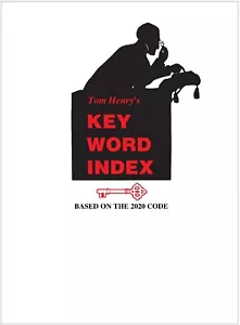 2020 NEC Key Word Index by Tom Henry (Softback NEC Edition) - Imagen 1 de 4