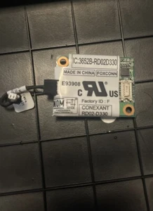 USED Dell Latitude E5520 IC:3652B-RD02D330 Modem Card - Picture 1 of 2