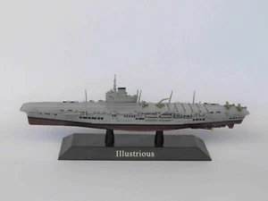 DIE-CAST NAVE DA GUERRA ILLUSTRIOUS 1940 - WARSHIPS AIRCRAFT CARRIER 1:1250 #08 - Imagen 1 de 2