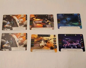 Star Wars X-Wing Tournament Kit Promociones G20XB Lote de 6 Arte Completo Piloto y Actualización - Imagen 1 de 2