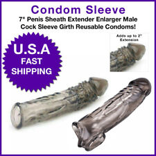Preservativos Condones Condon Reusables Texturizados Suaves Extiende 7" Hombre