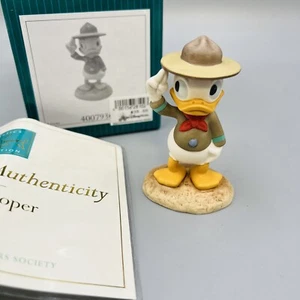 Figurina WDCC Disney Good Scouts un vero soldato nipote anatra nuova scatola COA 2008 - Foto 1 di 13