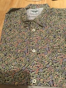 Floral shirt by Maiz Class Spanish brand size Large long sleeve button down - Picture 1 of 4