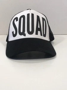 Squad Mütze schwarz-weiß Trucker Snapback - Bild 1 von 7