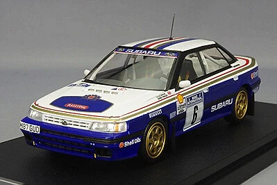 hpi MIRAGE 1:43 Subaru Legacy RS #6 1991 Manx International Rally from Japan - Image 1 of 3