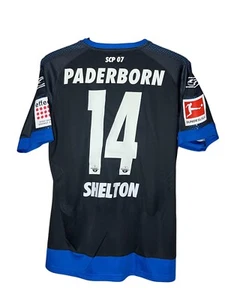 PADERBORN DEUTSCHLAND 2019 MATCH WORN FUSSBALLTRIKOT #14 SHELTON - Bild 1 von 3