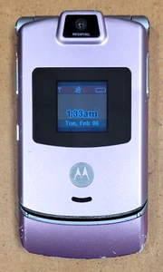 Motorola RAZR V3m - Rosa y Plata (Verizon) Teléfono Abatible Muy Raro - LEER - Imagen 1 de 7