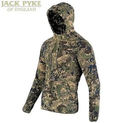 Fleece Hoodie Digicamo JACK PYKE; Tarn- Jagdjacke mit Kaputze; Freizeitjacke - Bild 1 von 4